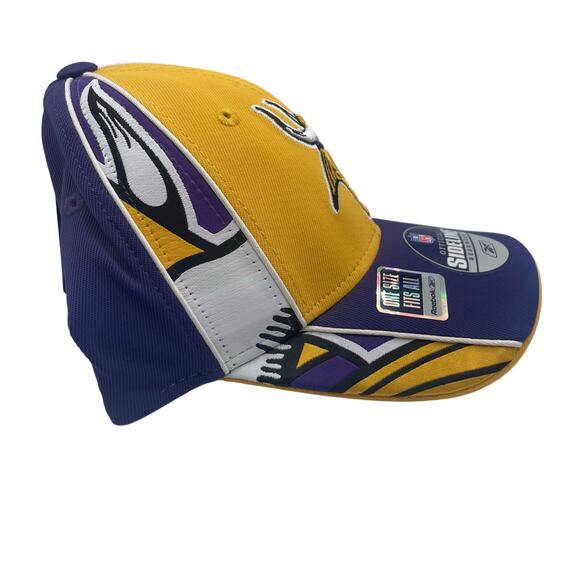 Minnesota Vikings Reebok NFL Official Sideline Hat OS One Size - Picture 3 of 6